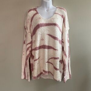 Free People Movement Fuzzy Oversized Sweater NWOT
